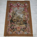 Pictorial Oil Painting Religion Designs Wall Hanging Flat Weave Handwoven French Aubusson Type Tapestry Custom Price